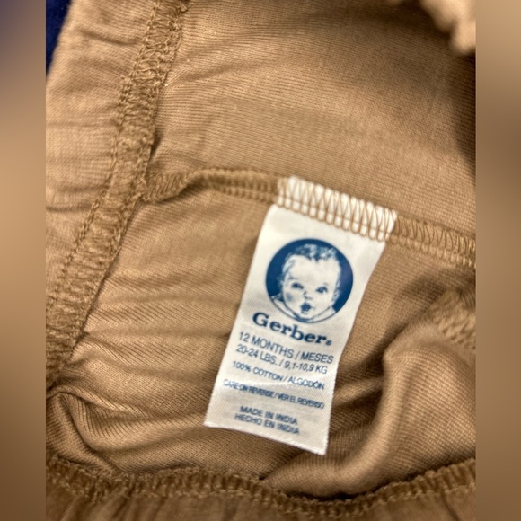 Boys Gerber and Onesie Soft Pants (Size 12 months) - Picture 5 of 6